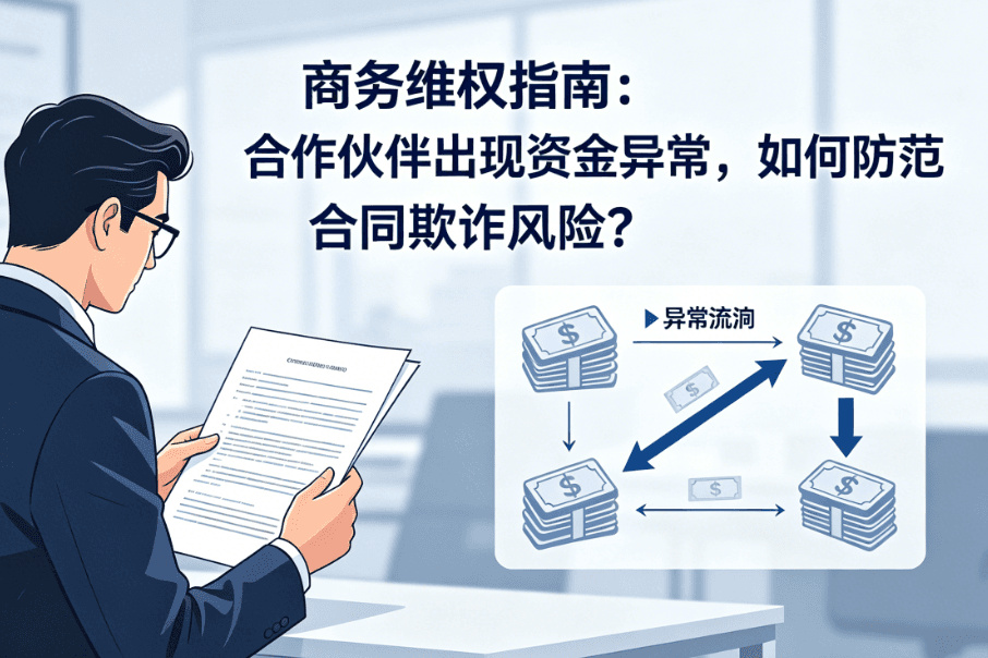 商务维权指南:合作伙伴资金异常与合同欺诈风险防范文章配图
