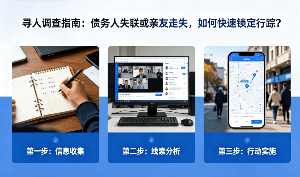 寻人调查指南:债务人失联或亲友走失如何锁定行踪文章配图