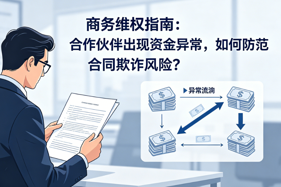 商务维权指南:合作伙伴资金异常与合同欺诈风险防范文章配图